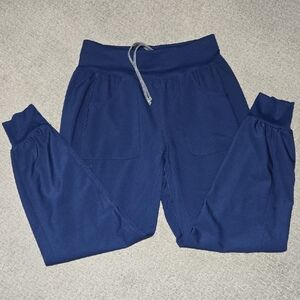 NWOT Small Petite Landau Navy Jogger Scrub Pants
